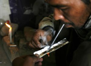 Drug addiction rise Afghanistan 